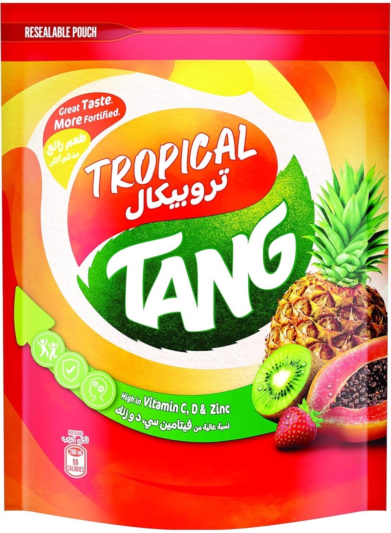 Tang Tropical Flavoured Instant juice Powder Drink 375grams - Image 1